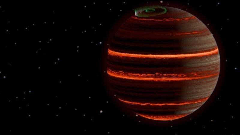 Webb decifra o clima de um anão marrom a 20 anos-luz da Terra