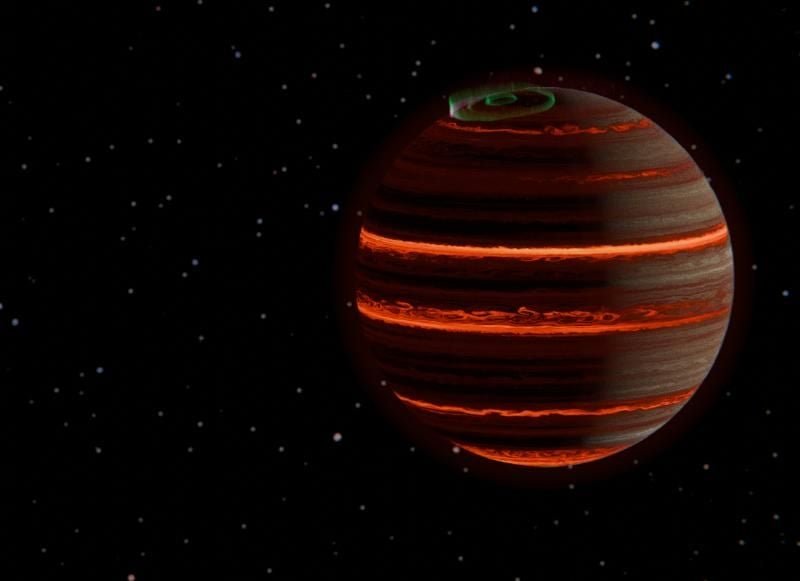 Webb decifra o clima de um anão marrom a 20 anos-luz da Terra